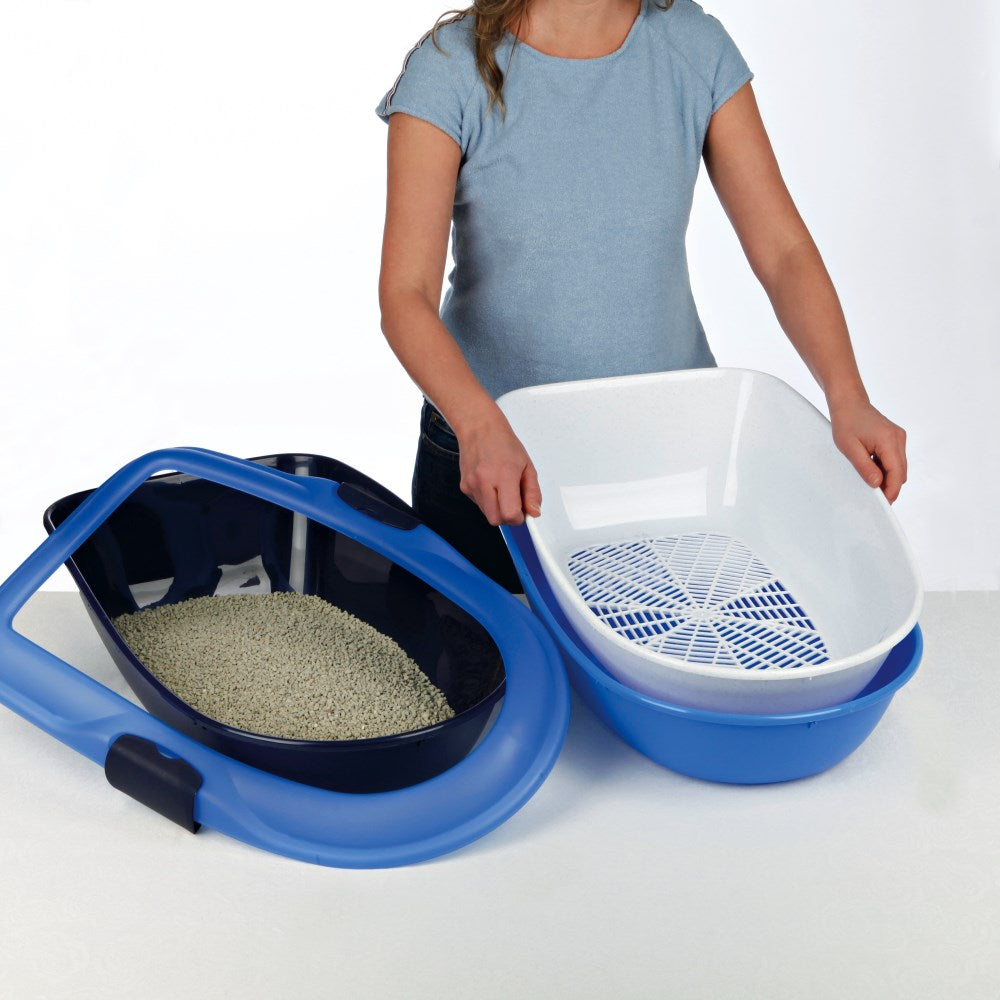 Berto Cat Litter Tray - Grey
