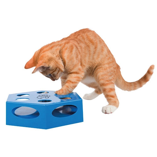 trixie interactive cat toy with feather